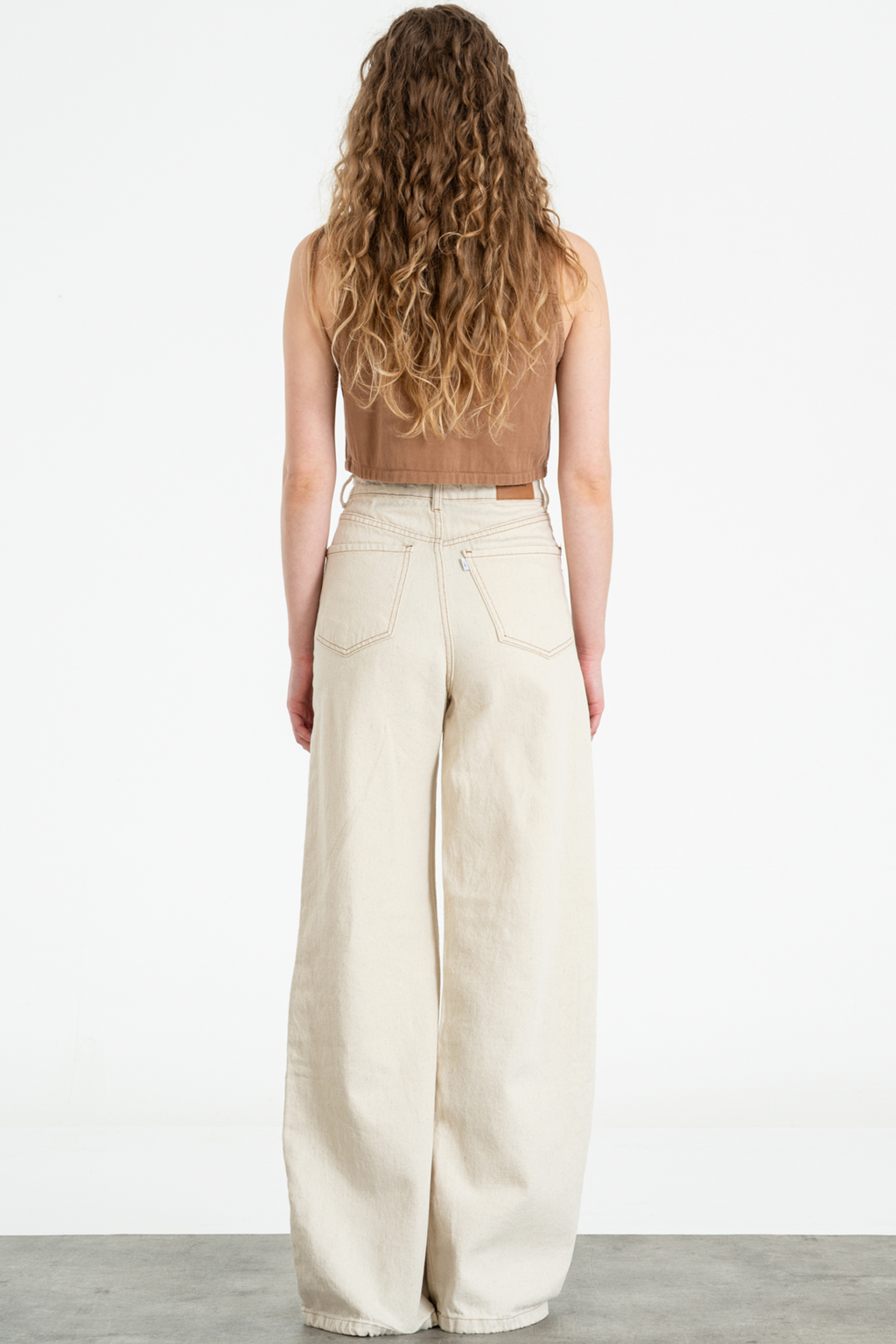 JEANS WIDE LEG COLOR LINO ISOSTASIA