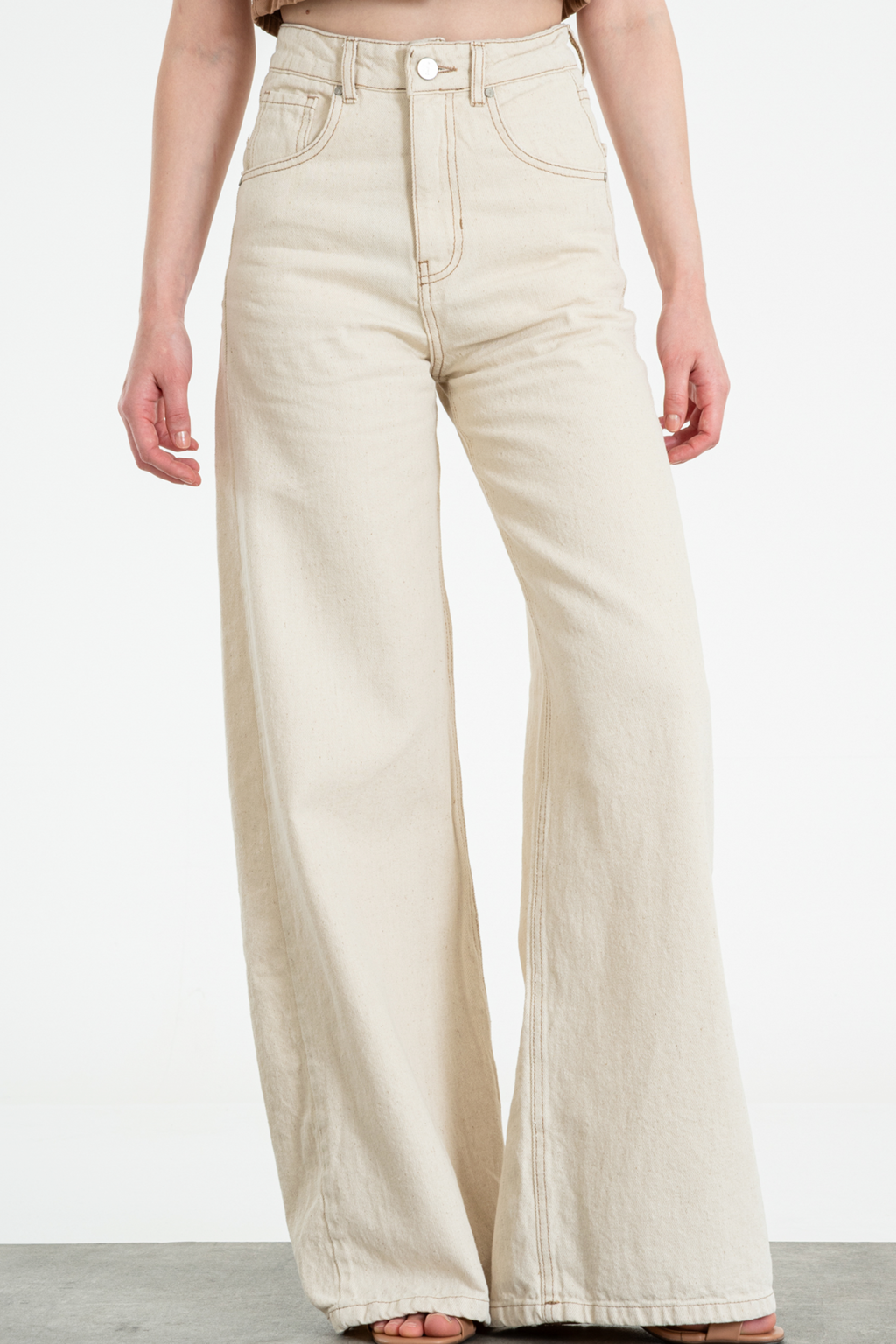 JEANS WIDE LEG COLOR LINO ISOSTASIA