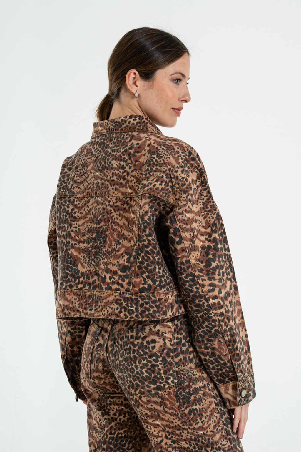 ISOS CAMP DE JEANS ESTAMPADO ANIMAL PRINT S