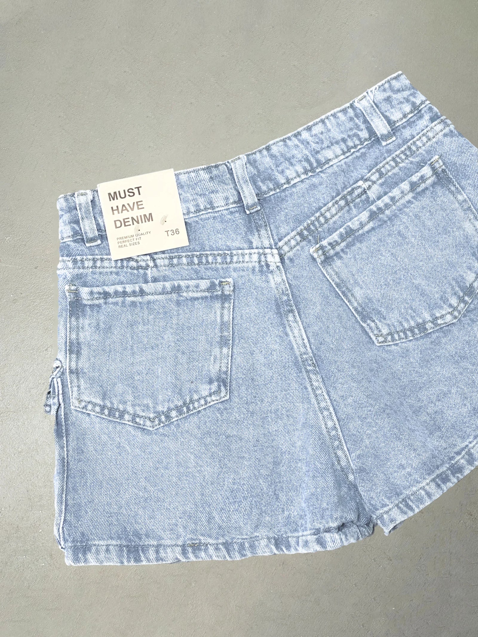 WILD SKORT BOLSILLO CELESTE 38