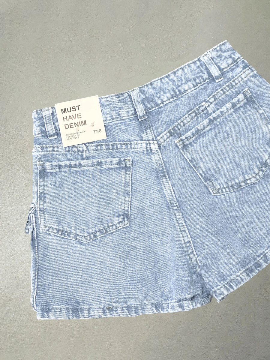 WILD SKORT BOLSILLO CELESTE 38