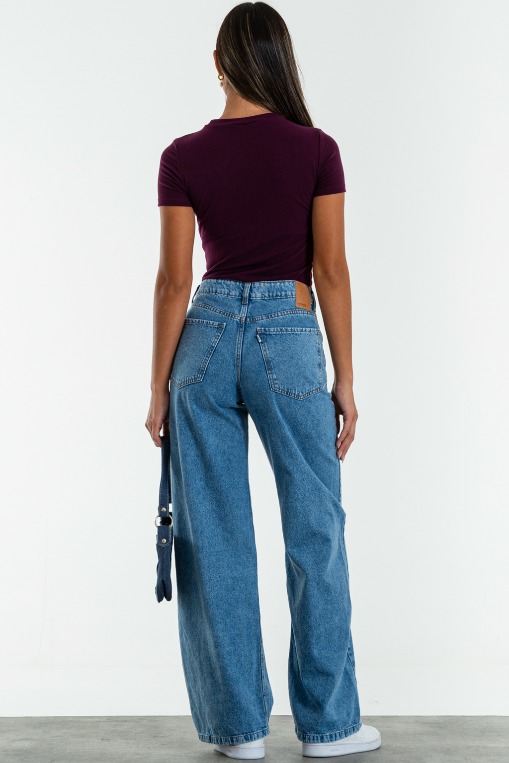 ISOS JEANS AZUL MEDIO CLASICO TIRO ALTO