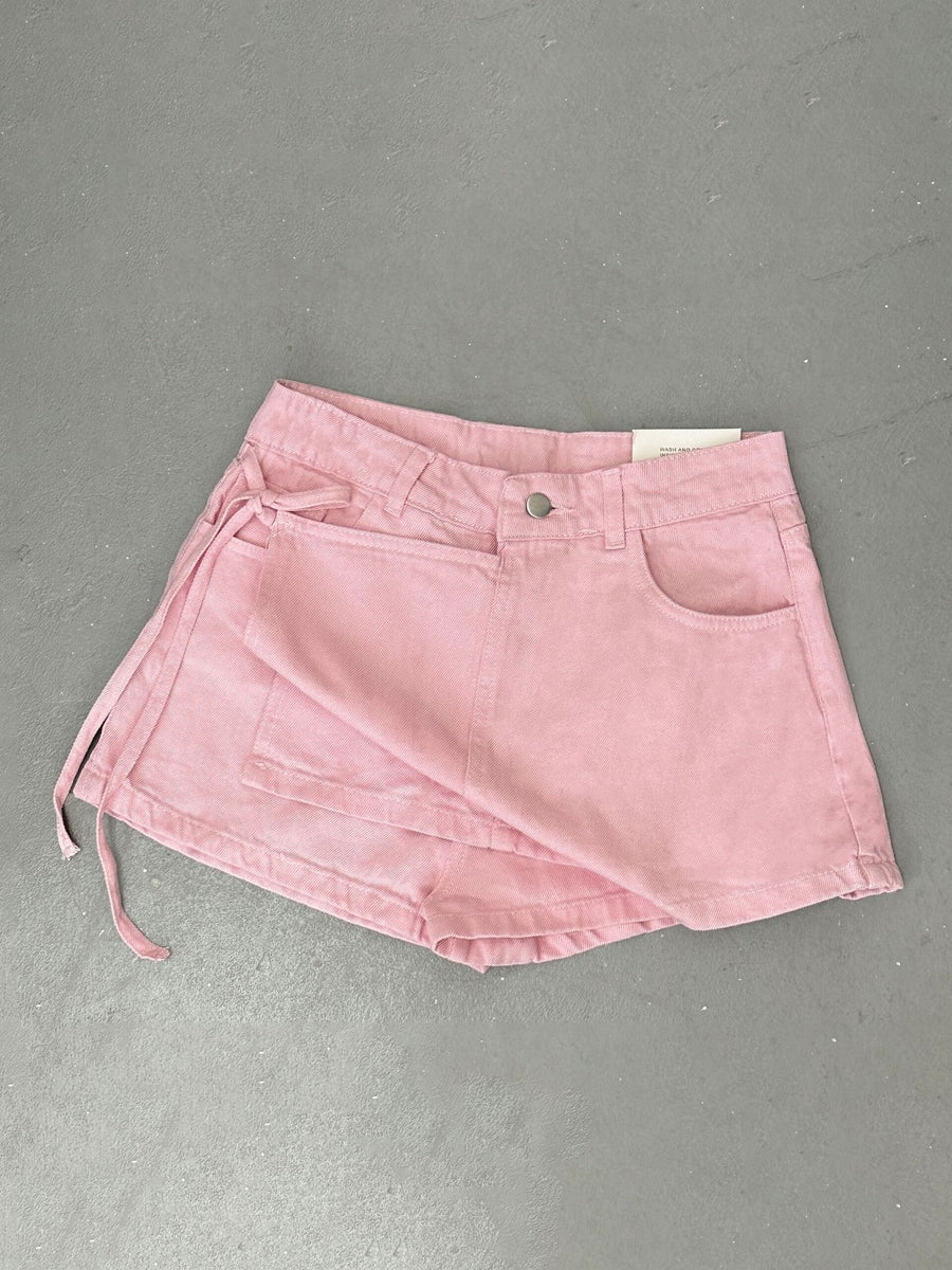 WILD SKORT STRAP PASTEL PINK - 38