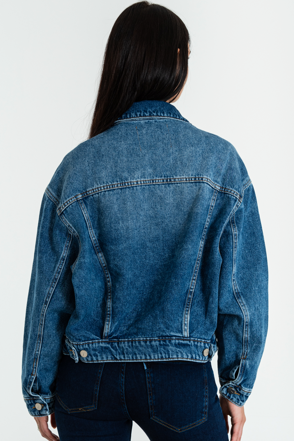 ISOS CAMP DE JEANS CORTE BOXY AZUL